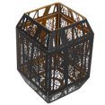 thumbnail image 1 of Square Hollow Iron Tree Shadow Lamp Shade for Bedside Table Pendant and Floor Lamps 1 Set, 1 of 9