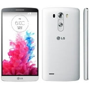 LG G3 D851 32 GB Smartphone, 5.5" LCD QHD 1440 x 2560, 3 GB RAM, Android 4.4.2 KitKat, 4G, White
