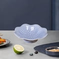 thumbnail image 1 of Elodie Ceramic Fruit Bowl Decorative with Base Fruit Tray for Sweets Nuts Side Dish, 1 of 8