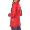 thumbnail image 3 of White Mark Women's Zip Up Puffer Coat, 3 of 5