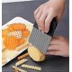 thumbnail image 4 of Stainless Steel Vegetable Cutter - Wave Slicer - Kitchen Gadget For Fries, Potatoes, Vegetable, Fruit And Waffle, 4 of 5