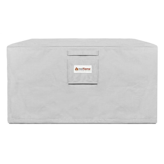 Real Flame A9630 Ventura Square Fire Table Protective Cover - Grey