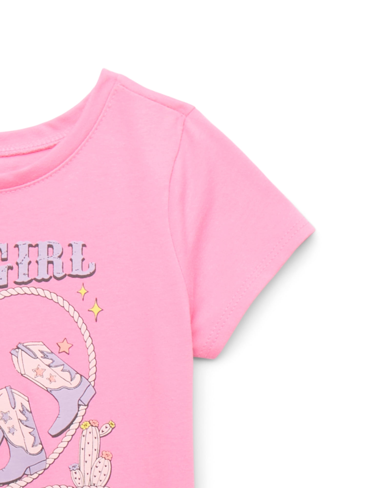 Garanimals Toddler Girls Graphic Tee with Short Sleeves, Sizes 18M-5T