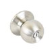thumbnail image 1 of Cerradura Perilla Redonda Cerradura Puerta Baño Con Seguro Fumetax SW-53BK01SS01, 1 of 2