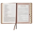 thumbnail image 7 of The Spiritual Growth Bible, Study Bible, NLT - New Living Translation Holy Bible, Faux Leather, Saddle Tan, 7 of 7