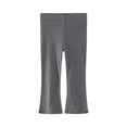 thumbnail image 2 of Avtoify Girls Pants Children's Solid Color Elastic Waist Slim Sports Long Leggings Flared Pants Kids, 2 of 5