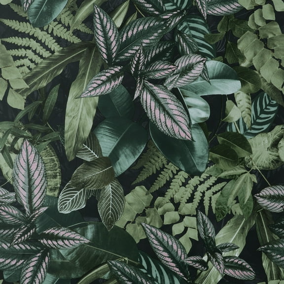 InHome Green Living Wall Peel & Stick Wallpaper