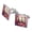 Silver, variant on New York City Big Apple Art Collage Square Cufflink Set - Silver or Gold