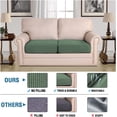 thumbnail image 2 of Super Stretch Stylish Cushions Covers/Furniture Cover Spandex Jacquard Small Checked Pattern Super Soft Slipcover Washable Individual, 2 of 8