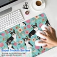 thumbnail image 4 of Long Mouse Pads for Desk,Corgi Dog and Flowers Desk Mats on Top Of Desks, Desk Mouse Pad Extra Large with 3mm Non-Slip Base and Stitched Edge for Gaming,Office,Work,Home 31.5"x11.8", 4 of 6