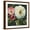 Brown Frame, variant on Art.com Floral Damask II Stretched Canvas Print Wall Art by Lisa Audit, 16" x 16"
