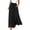 Black, variant on Womens Loose Fit Split Side Casual Trousers with Pockets Ladies Elastic Waist Solid Wide Leg Pants Comfy Flowy Lounge Pants for Casual Daily Wear Beach Travel