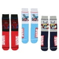 thumbnail image 5 of Marvel Avengers Marvel Men's Crew Socks, 3-Pack, 5 of 5