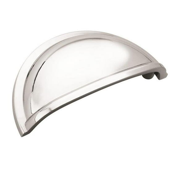 Amerock 10BX5301026 3 in. Center to Center Polished Chrome Cabinet Cup Pull - Pack of 10