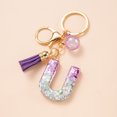 thumbnail image 3 of LYMAYTER Cute Pink Tassel Mug Accessory Initial Letter Charm Keychain - with Tassel, Heart - shaped Sequins, 3 of 7