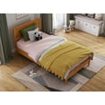 thumbnail image 3 of AFI Sophia Twin Solid Wood Low Profile Platform Bed, Light Toffee, 3 of 13