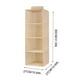 thumbnail image 4 of Bolsa de Almacenamiento Colgante Lavable, Organizador de Armario de 3 Capas con Soporte de Mdf, Almacenamiento de Tela Plegable para Organizar El Armario y El Comedor, 27 X 27 X 60 Cm, 4 of 4