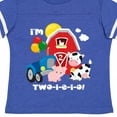 thumbnail image 4 of Inktastic Two-i-e-i-o 2nd Birthday Boys or Girls Toddler T-Shirt, 4 of 5