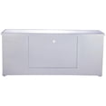 thumbnail image 5 of 60 in. mirrored TV stand in antique silver, 5 of 10