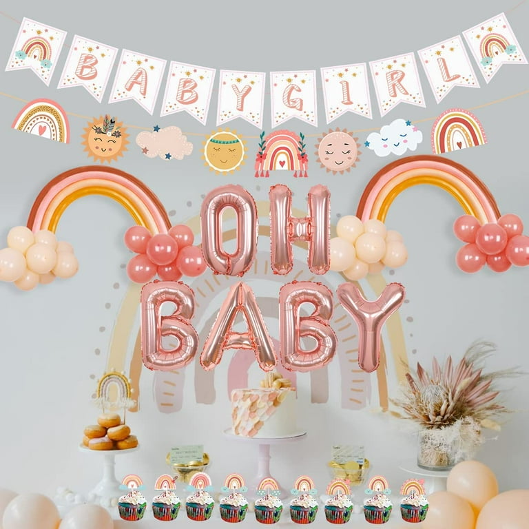Homond Boho Rainbow Party Decorations, Boho Rainbow Cake Topper, Boho  Rainbow Birthday Decorations, Boho Rainbow Banner Hanging Swirls Stickers,  Boho Rainbow Balloon Garland Arch Kit, Peach - Yahoo Shopping