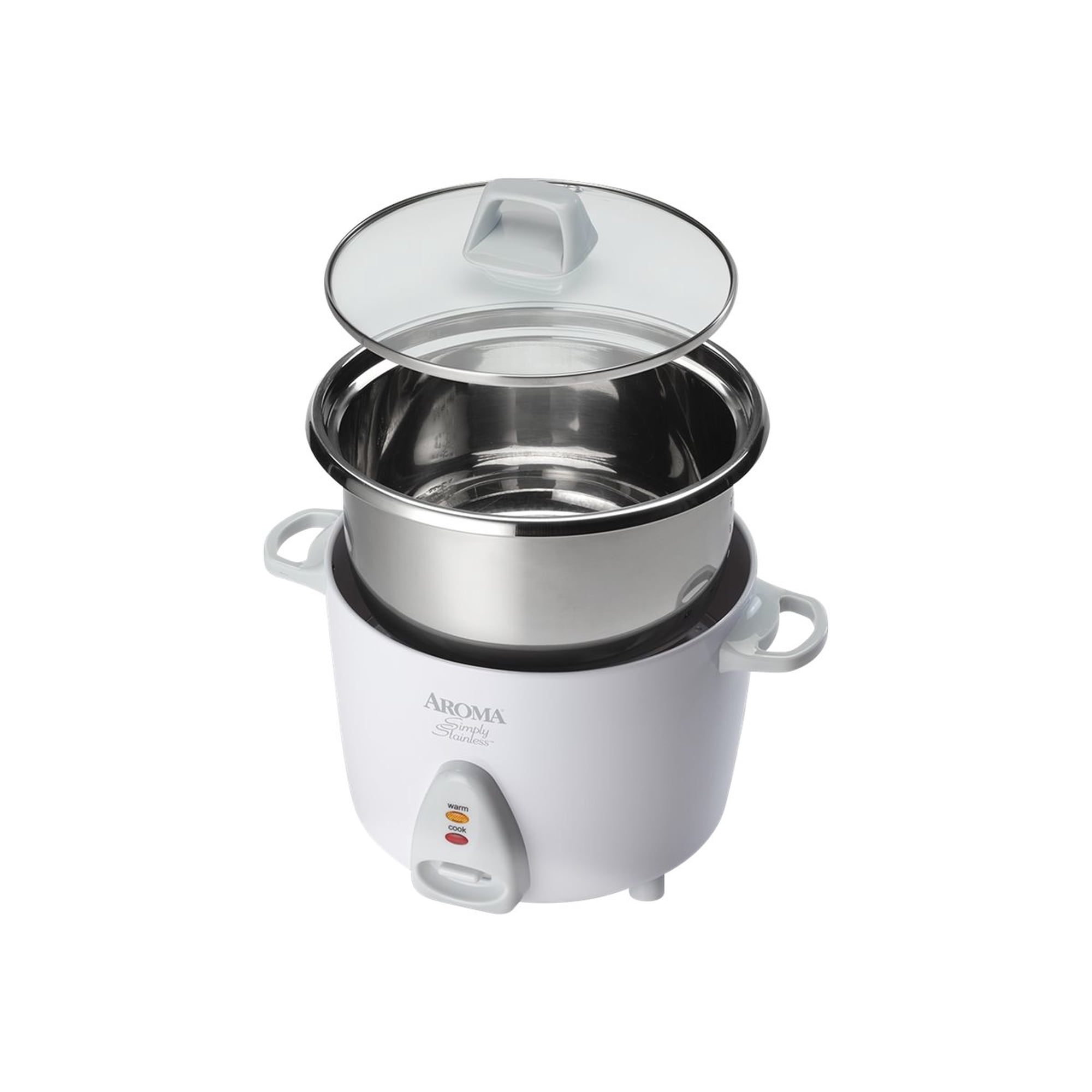 その他 Aroma Housewares Simply Stainless 14-Cup (Cooked) (7-Cup UNCOOKED) Rice Cooker, Stainless Steel Inner Pot (ARC-757SG) by Aroma Housewar Aroma Housewares Simply Stainless 14-Cup (Cooked) (7-Cup UNCOOKED