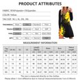 thumbnail image 3 of Gvmfive Women's Floral Print Zipper V-Neck Long Sleeve Casual Mini Dress, 3 of 3