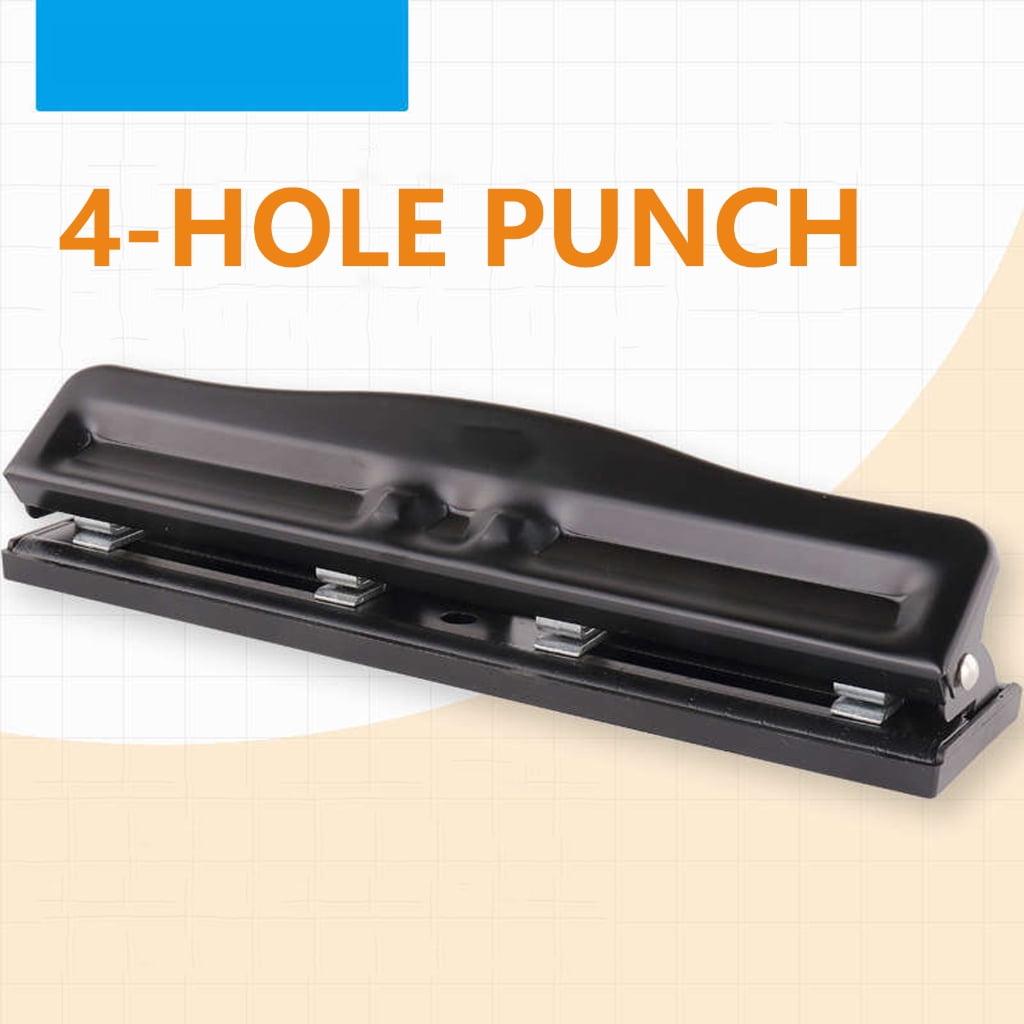 3-Hole 4-Hole Paper Puncher Hand Account Hole Puncher Adjustable Hole Punch