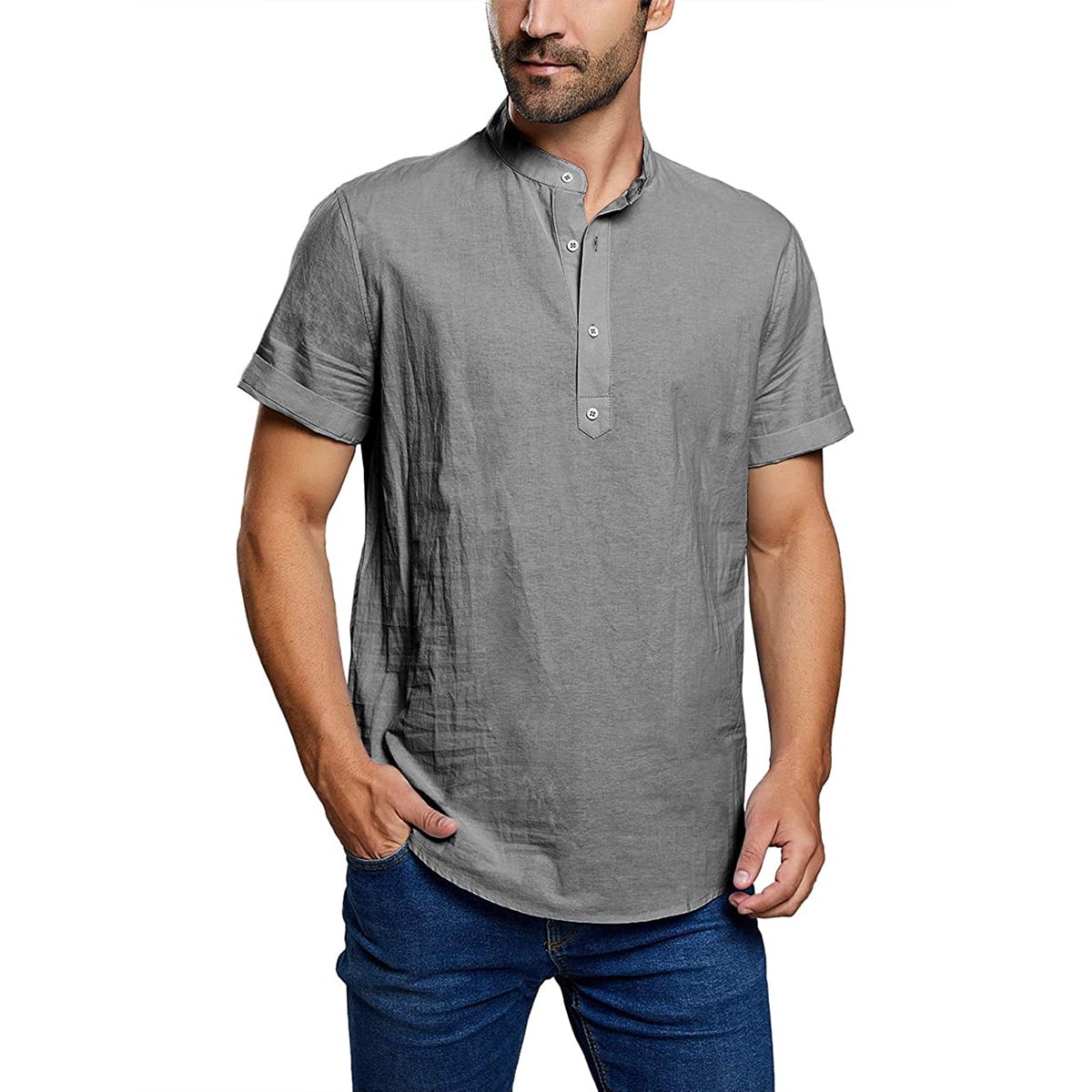 walmart henley shirts