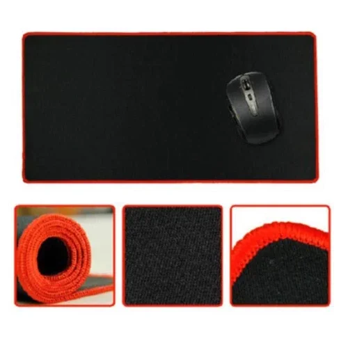 23.6*11.8" Red Natural Rubber Pc Laptop Computer Mouse Pad Mat Large Size