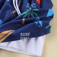 thumbnail image 6 of AWZXDE Boys Two Piece Swim Set Cartoon Print Rash Guard Shirt with Swim Trunks for Summer Beach, 6 of 6
