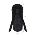 thumbnail image 5 of 4 Pcs Satin Hair Protector Set, XL Long Bonnet for Braids, Night Cap with Stretch Band for Sleeping, 5 of 11