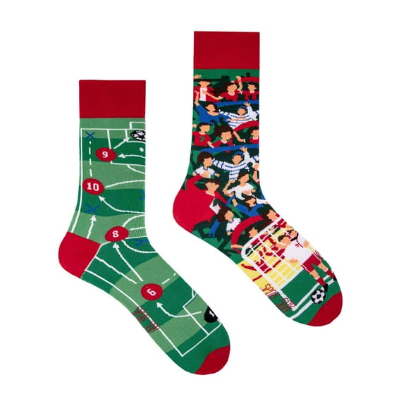 SPOX SOX - Mens & Ladies Mismatched Novelty Odd Socks - Football