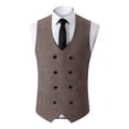 thumbnail image 1 of Camiseta sin mangas con cuello en V para hombre, color liso, sin mangas, cuello en V, informal, de moda, blusa para hombre, 1 of 6