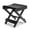 Black, variant on Sorbus Bamboo Folding Step Stool Bench, Natural