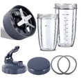 thumbnail image 1 of Extractor Blade Replacement for Nutribullet 600W 900W Pro BPA Free Stainless Steel 6-Fin with Cups, 1 of 5