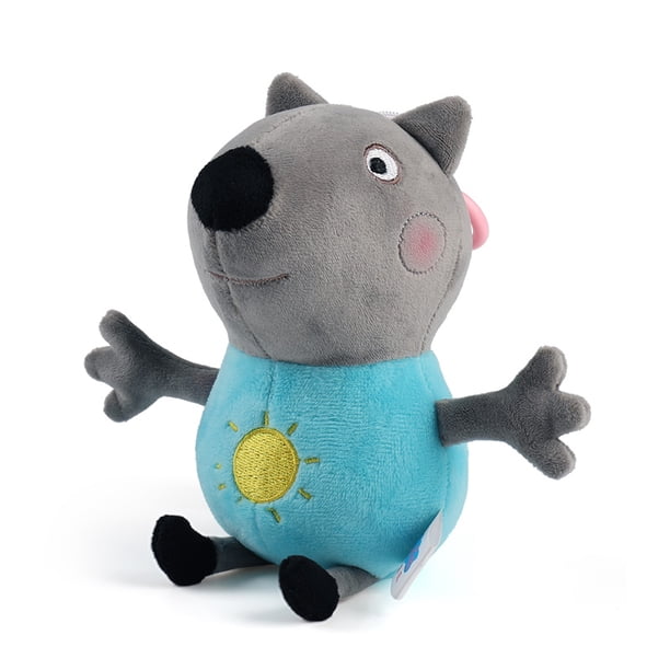 Muñeco de peluche de PEPPA PIG para niños, 19cm suave de juguete, 100% auténtico, George, Zoe, Suzy, Rebecca, Emily, Danny, Pedro, oso, dinosaurio