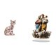 thumbnail image 1 of Escultura De Gato Acrílica, Adorno De Mesa único, Figura Artesanal Para Decoración Navideña Del Hogar, Chimenea, Regalo DIY, 1 of 8