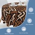 thumbnail image 4 of African Ethnic Tablecloth 60x60 Inch Round,Waterproof Table Cloth Cover Decorative for Party and \u200bCamping Holiday Dinning Tabletop Home Décor, 4 of 6