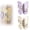 2 Pack-A, variant on Rotating Butterfly Wall Hooks, 270° Swivel 3-Prong Adhesive Hooks, Heavy Duty No Drill Corner Hangers with Adjustable Wings, Stick-on Wall Mount for Bathroom, Kitchen, Entryway, Bedroom