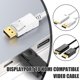 thumbnail image 5 of WAITLOVER 1 cable adaptador convertidor DisplayPort DP macho a HDMI hembra compatible para portátiles, 5 of 7