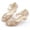 Golden, variant on Little Kids Girls Dress Pumps Glitter Sequins Princess Low Heels Mary Jane Party Dance Shoes Rhinestone Sandals