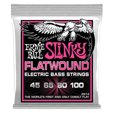 Super Slinky Flatwound Electric Bass Strings (Best Flatwound Bass Strings For Fretless)