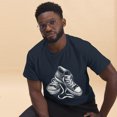 thumbnail image 2 of Shoes Hip Hop Rap Fans Streetwear Music Rapper Graphic classic tee (Navy, L), 2 of 2