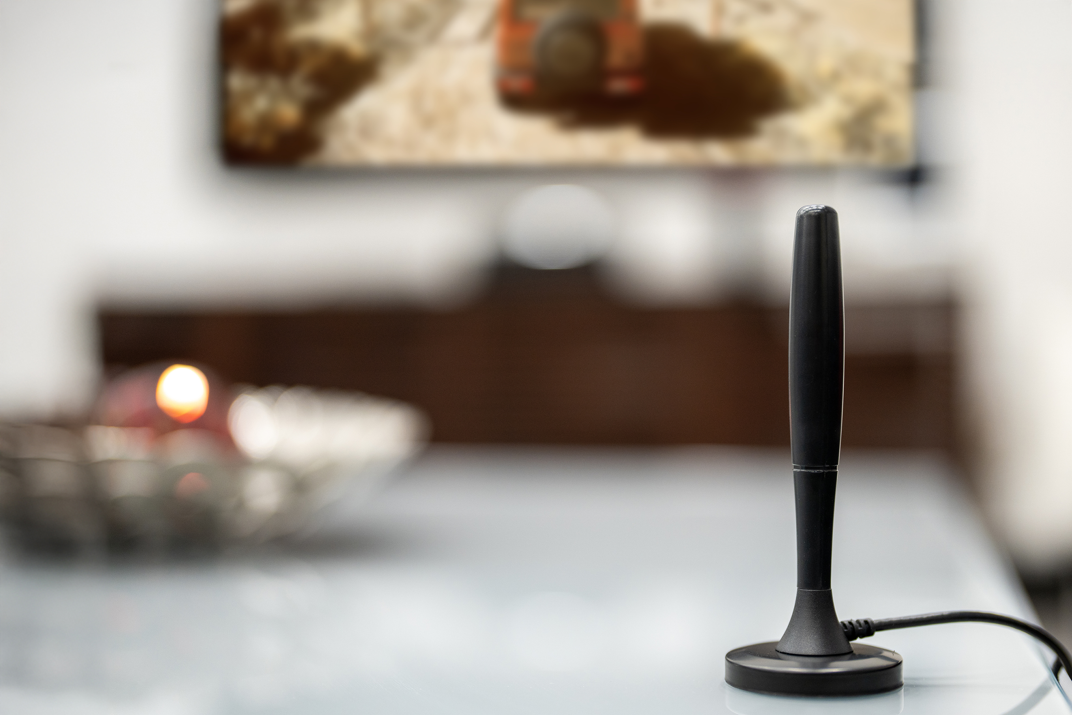 GE Portable HD Antenna, 1080p, Black photo 3