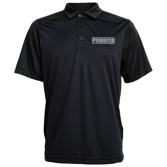 Movie Producer Polo, REFLECTIVE design, Performance Polo, film producer