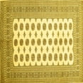thumbnail image 1 of Ahgly Company Indoor Square Persian Yellow Traditional Area Rugs, 8' Square, 1 of 4