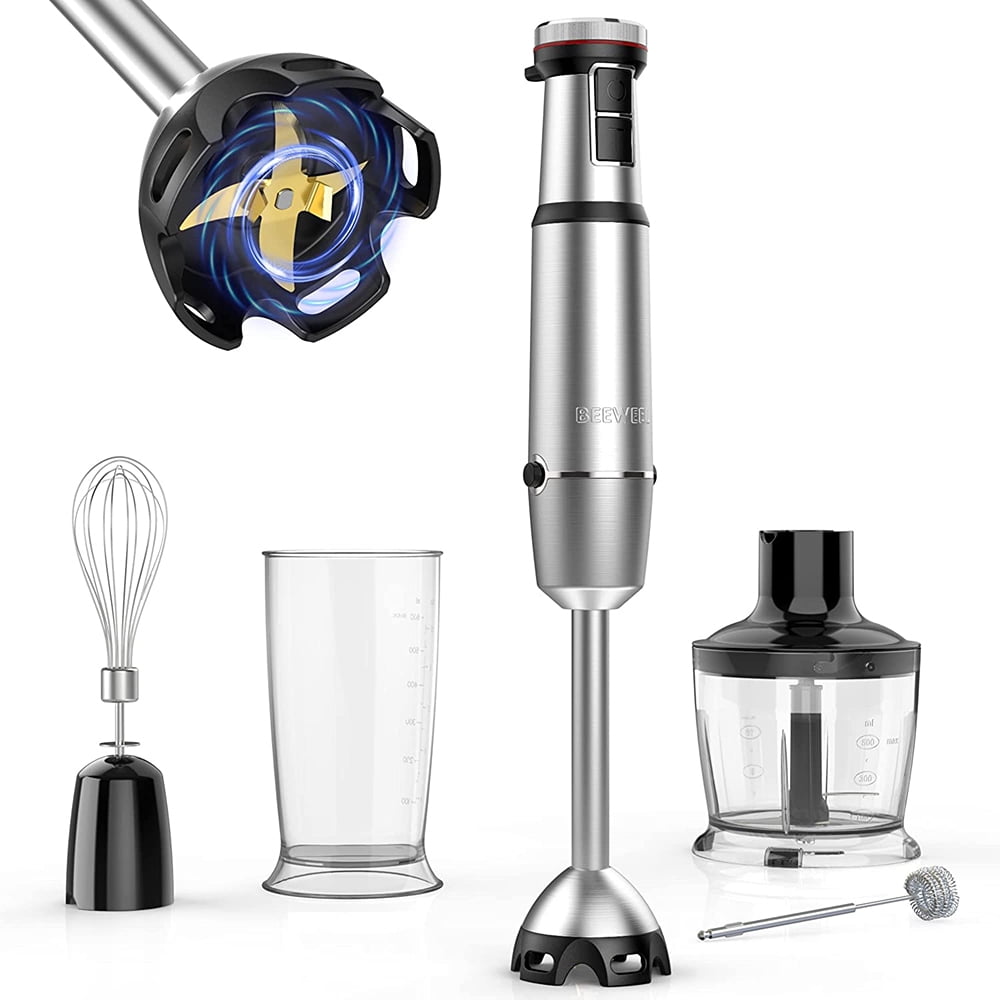 Immersion Blender Hand Blender 800 Watts Scratch Resistant Handheld