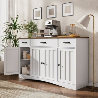 Hodedah Tall Kitchen Cabinet, Chocolate-Grey - Walmart.com