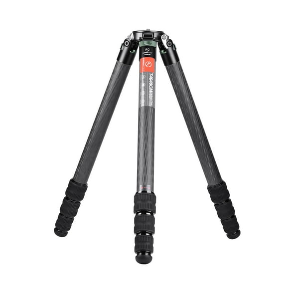 SUNWAYFOTO T4040CM Heavy Duty Carbon Fiber Tripod for Video Camera Photography and Hunting, 4 sections, 88lb(40kg) Load