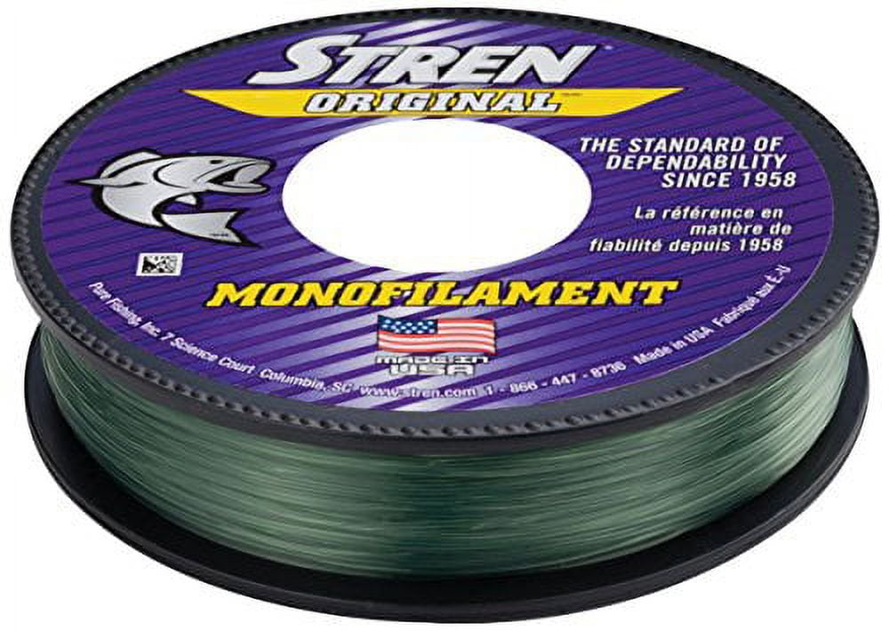 Stren Original Monofilament Fishing Line 6lb 100yds Hi Vis Gold ~ 3-Pack